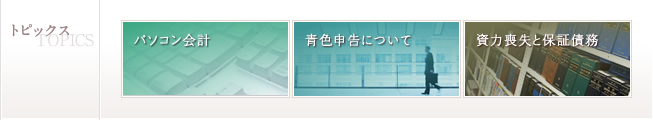 青色申告について・視力喪失と保障債務・新会社法について